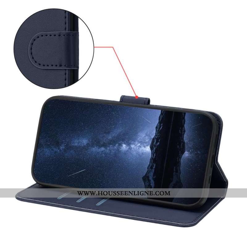 Housse Xiaomi Redmi Note 14 4G Simili Cuir à Lanière