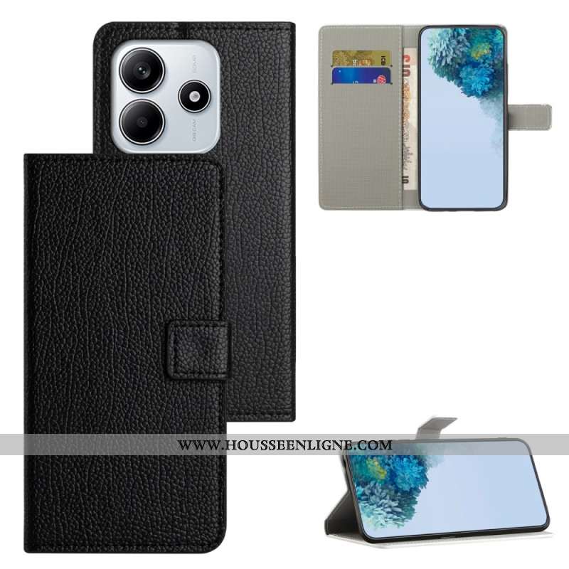 Housse Xiaomi Redmi Note 14 4G Texture Litchi