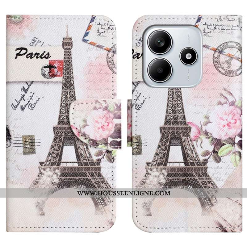 Housse Xiaomi Redmi Note 14 4G Tour Eiffel
