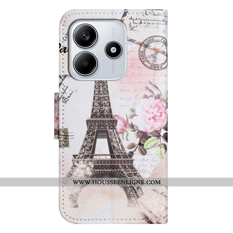 Housse Xiaomi Redmi Note 14 4G Tour Eiffel