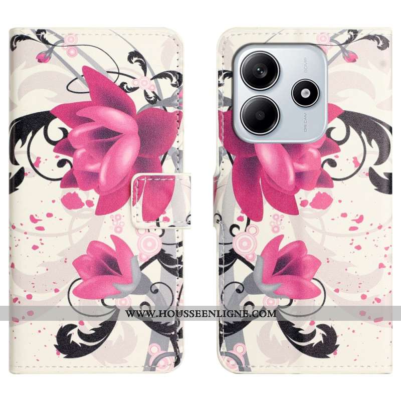 Housse Xiaomi Redmi Note 14 4G Tropical Flowers