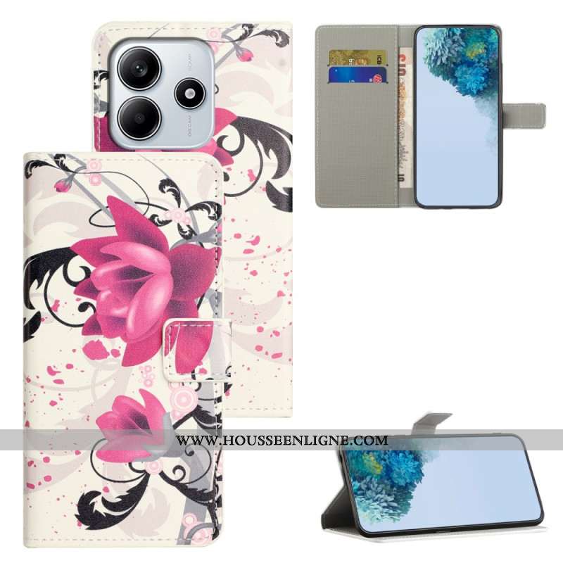Housse Xiaomi Redmi Note 14 4G Tropical Flowers