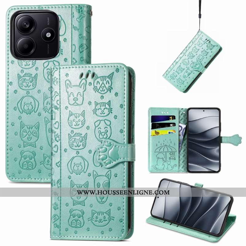 Housse Xiaomi Redmi Note 14 5G Animaux Animés