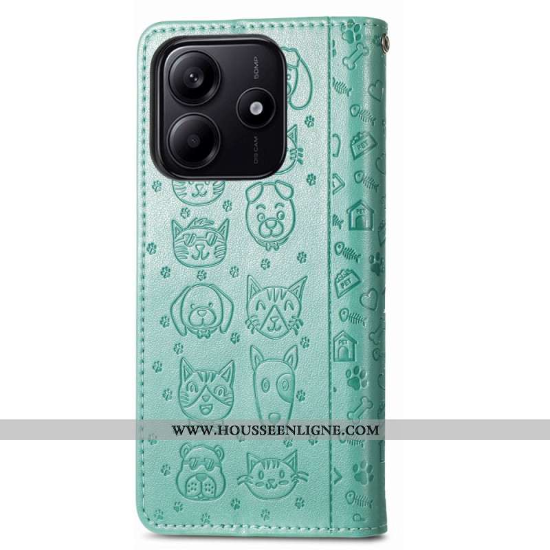 Housse Xiaomi Redmi Note 14 5G Animaux Animés