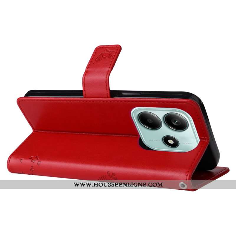 Housse Xiaomi Redmi Note 14 5G Chat et Arbre à Lnaière