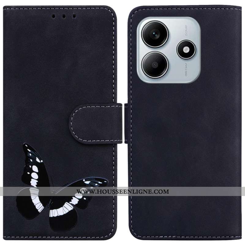 Housse Xiaomi Redmi Note 14 5G Effet Daim Papillon