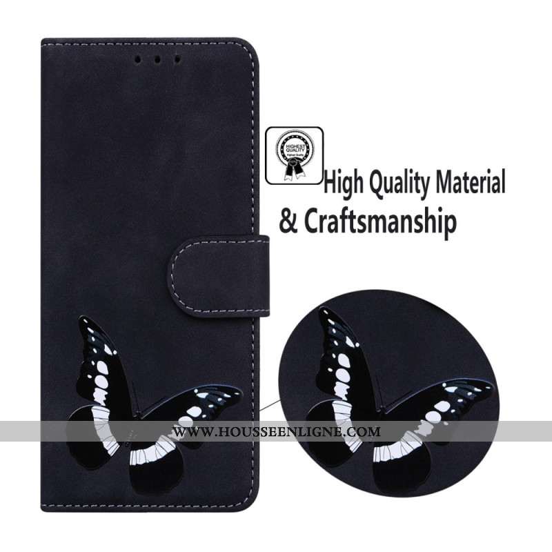 Housse Xiaomi Redmi Note 14 5G Effet Daim Papillon