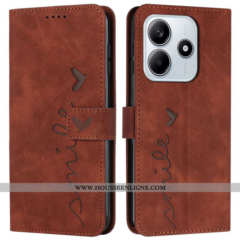 Housse Xiaomi Redmi Note 14 5G Effet Daim Smile