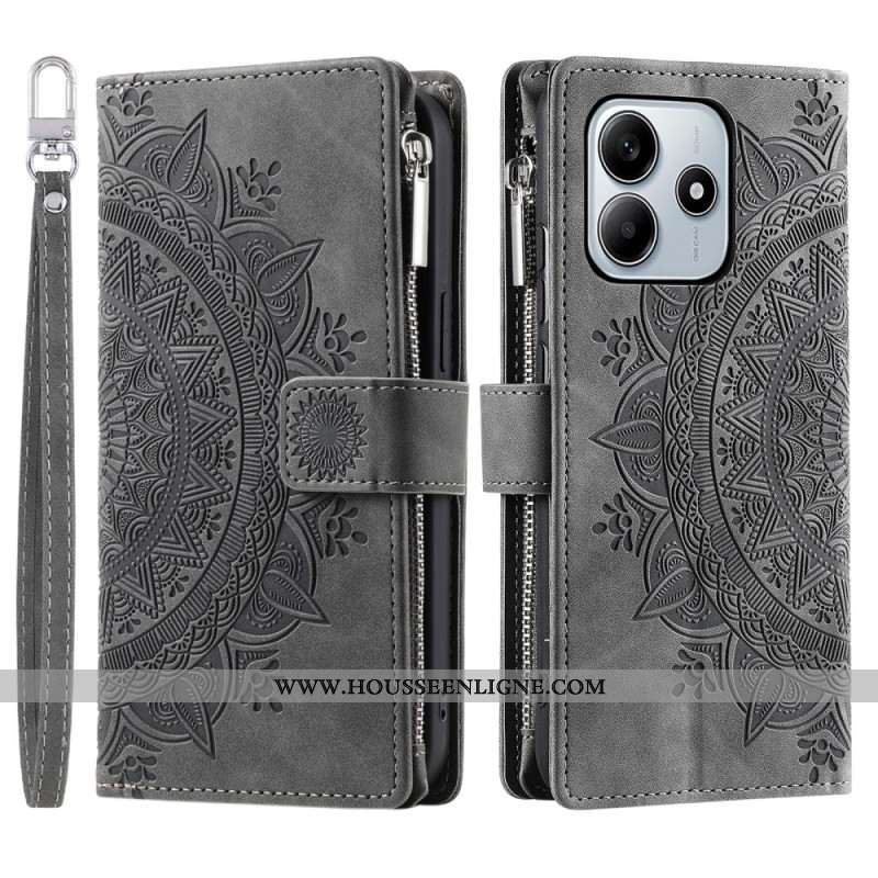 Housse Xiaomi Redmi Note 14 5G Effet daim Mandala Soleil