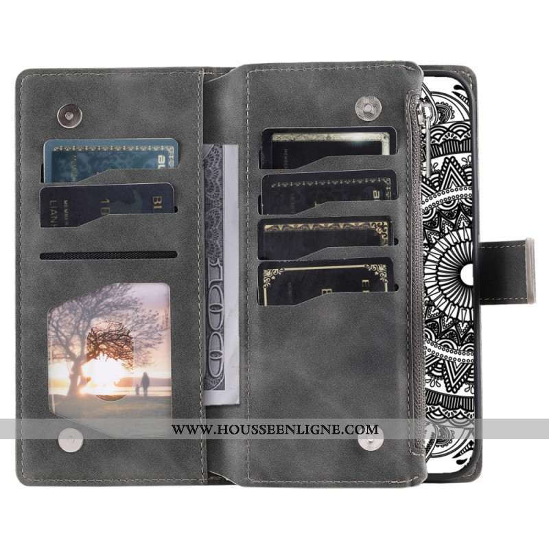 Housse Xiaomi Redmi Note 14 5G Effet daim Mandala Soleil