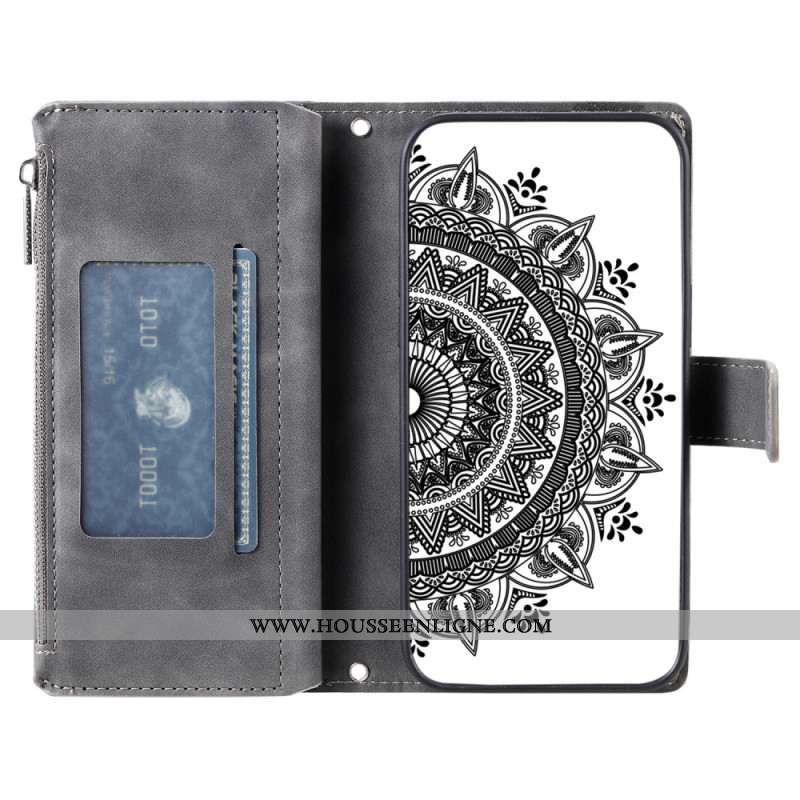 Housse Xiaomi Redmi Note 14 5G Effet daim Mandala Soleil