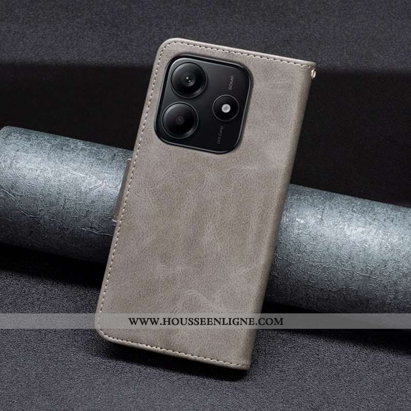 Housse Xiaomi Redmi Note 14 5G Fermoir Oblique