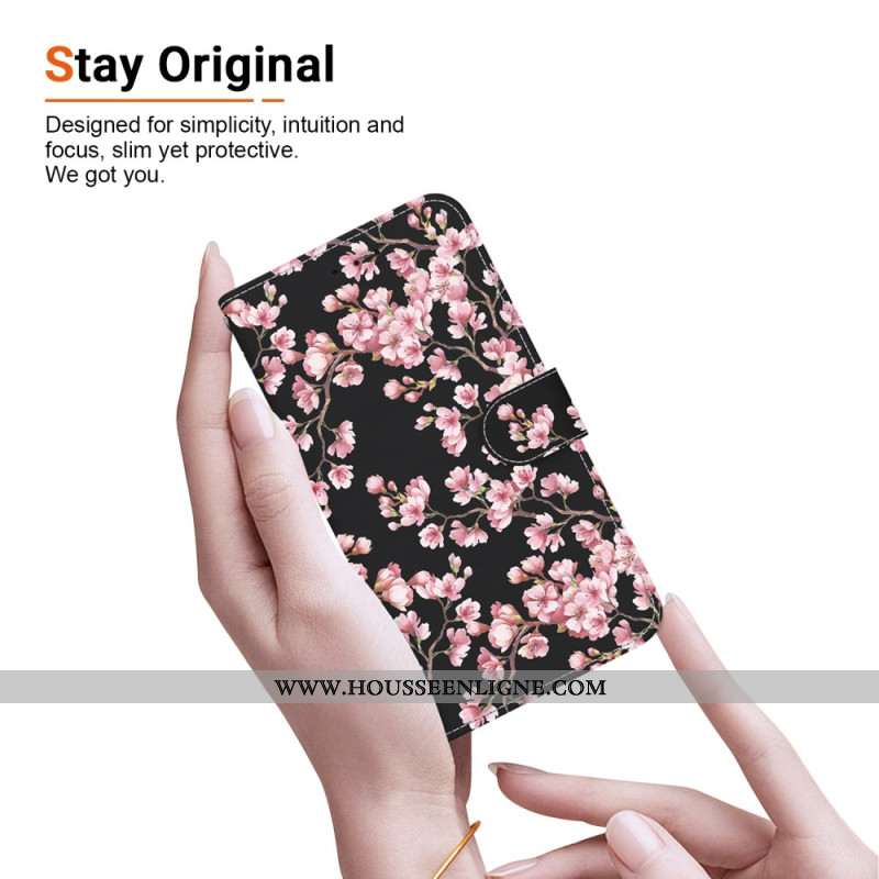 Housse Xiaomi Redmi Note 14 5G Fleurs de Prunier