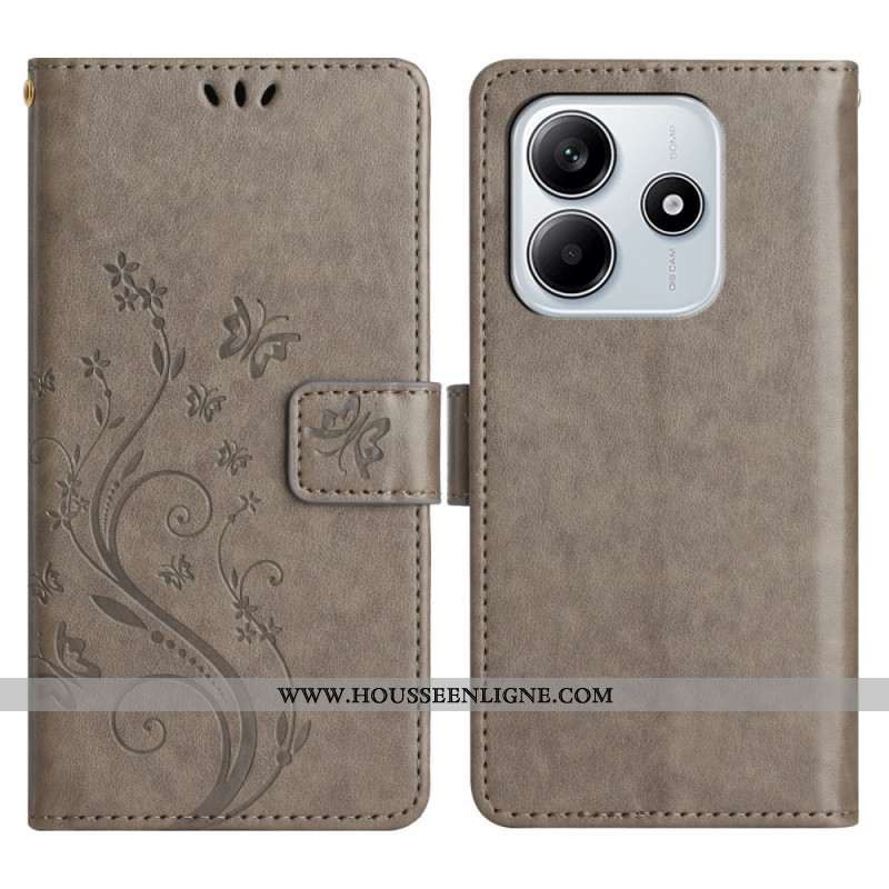 Housse Xiaomi Redmi Note 14 5G Fleurs et Papillons