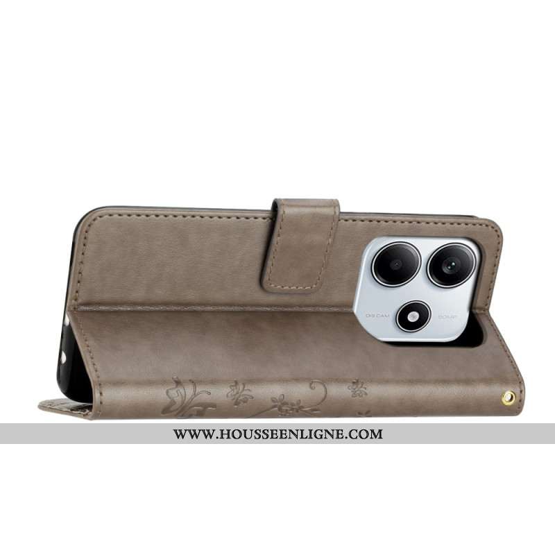 Housse Xiaomi Redmi Note 14 5G Fleurs et Papillons