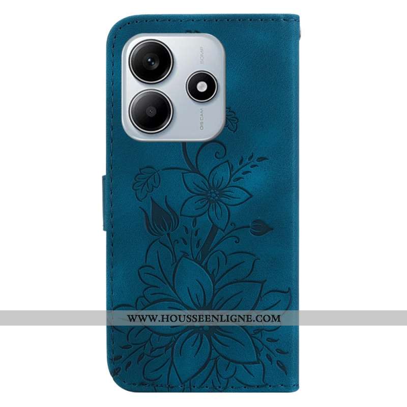 Housse Xiaomi Redmi Note 14 5G Motif Fleur de Lys