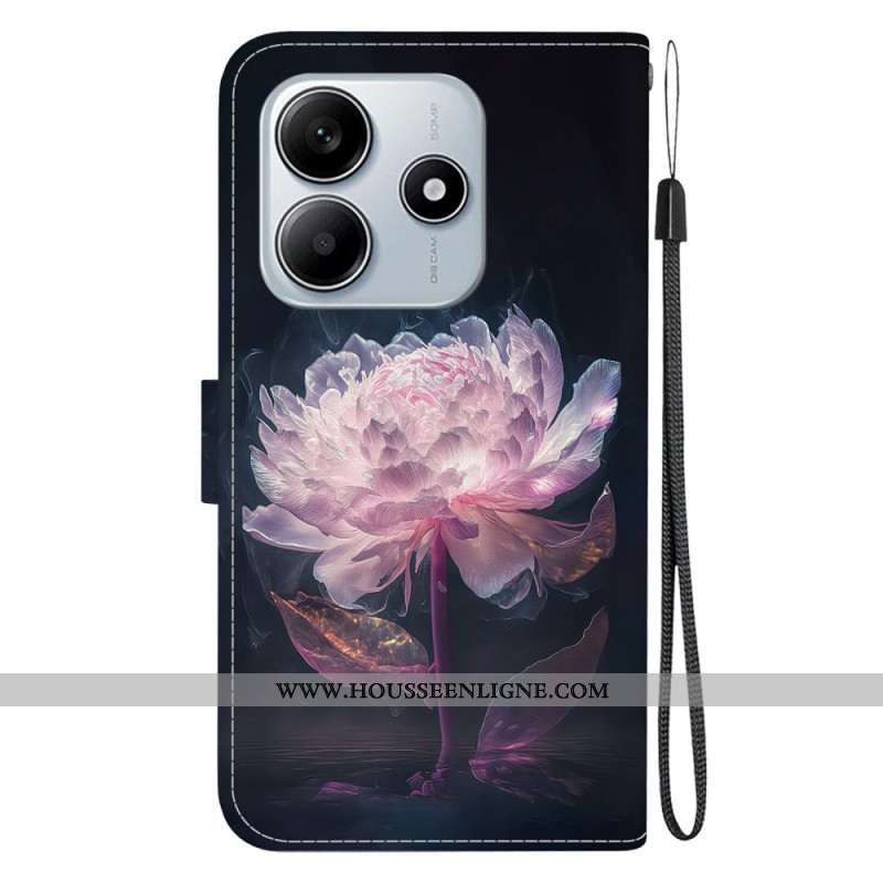Housse Xiaomi Redmi Note 14 5G Pivoine Violette