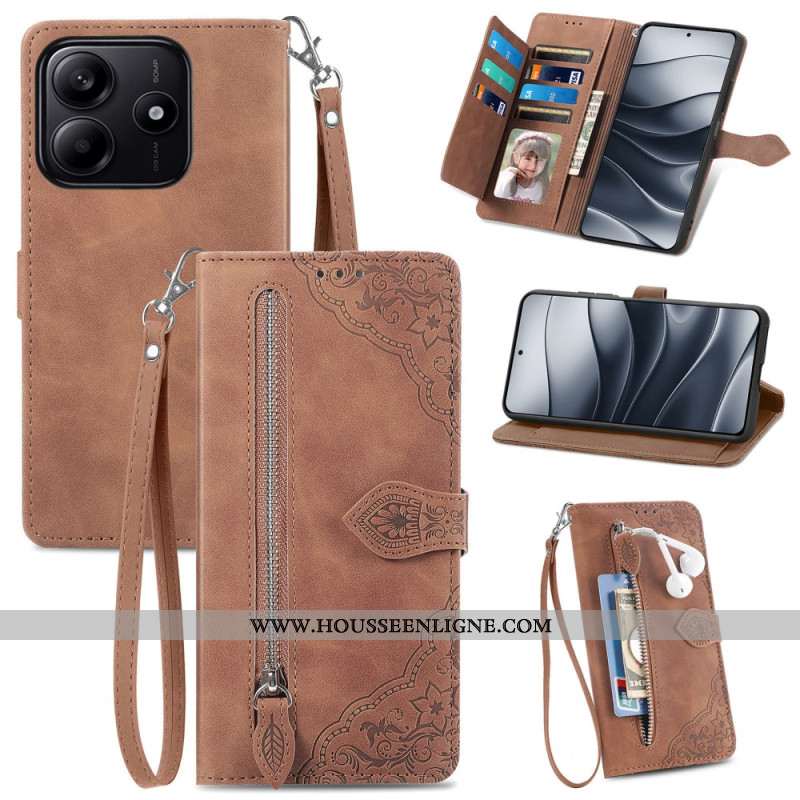Housse Xiaomi Redmi Note 14 5G Pochette à Fermeture Éclair Motif