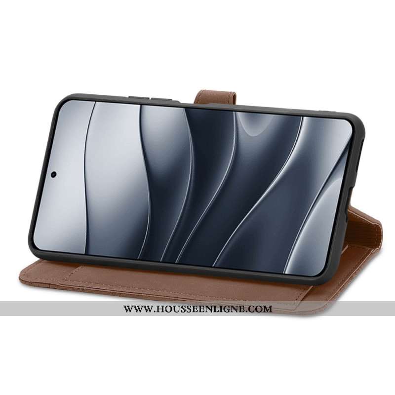 Housse Xiaomi Redmi Note 14 5G Pochette à Fermeture Éclair Motif