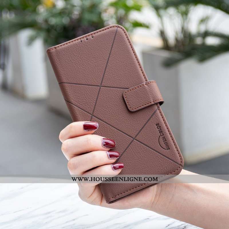 Housse Xiaomi Redmi Note 14 5G / Poco M7 Pro 5G Lignes BINFEN COLOR