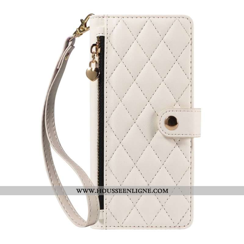 Housse Xiaomi Redmi Note 14 5G / Poco M7 Pro 5G Matelassée avec Sangles