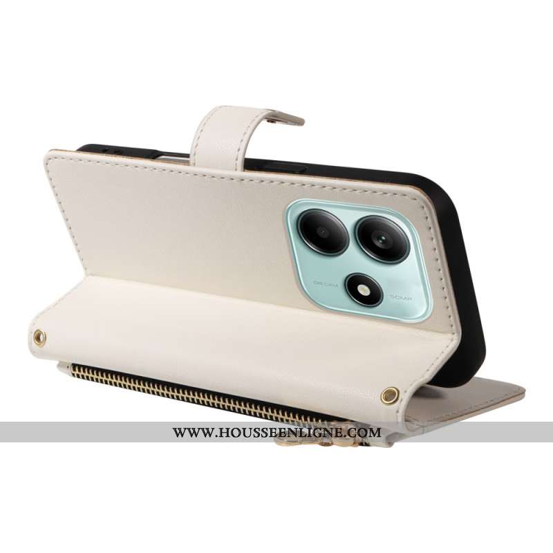 Housse Xiaomi Redmi Note 14 5G / Poco M7 Pro 5G Matelassée avec Sangles