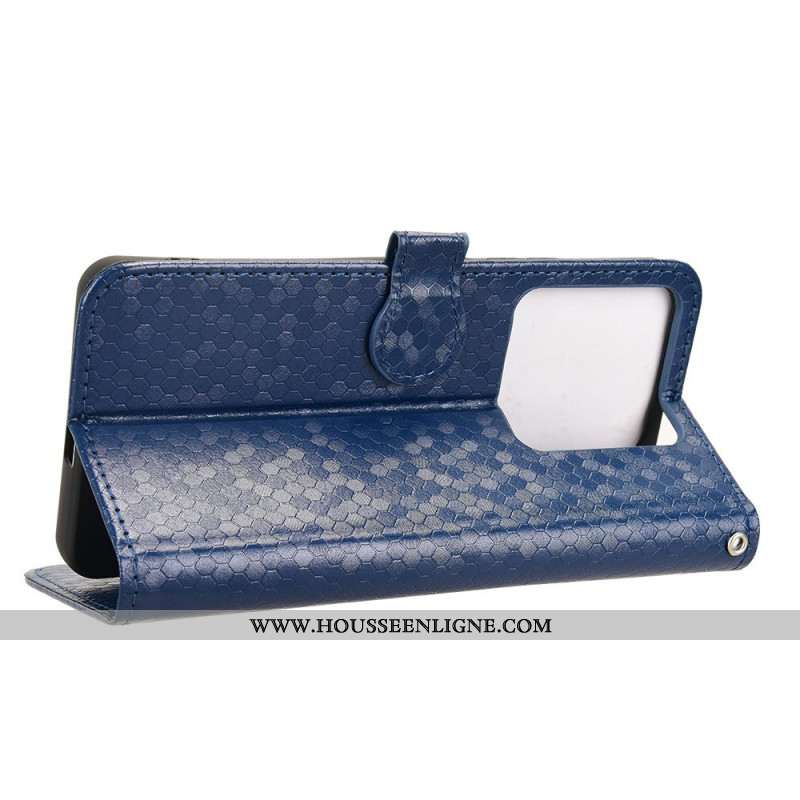 Housse Xiaomi Redmi Note 14 5G / Poco M7 Pro 5G Pointes Brillants à Lanière