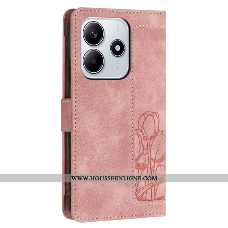 Housse Xiaomi Redmi Note 14 5G Portefeuille 5 Porte-Cartes