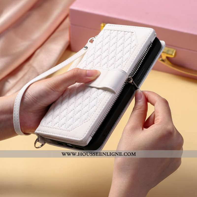 Housse Xiaomi Redmi Note 14 5G Portefeuille Matelassé