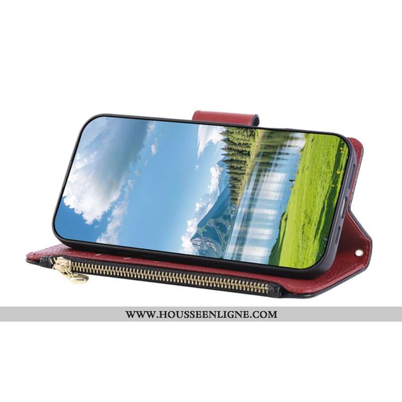 Housse Xiaomi Redmi Note 14 5G Portefeuille Style Rétro