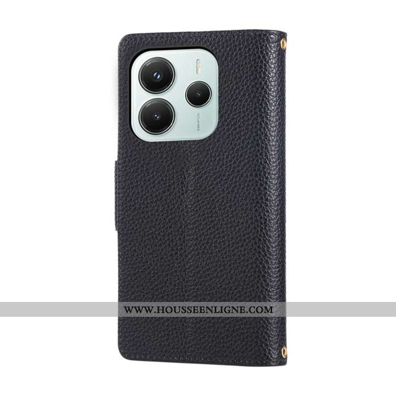 Housse Xiaomi Redmi Note 14 5G Portefeuille Style Rétro