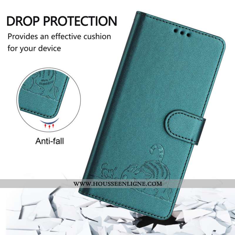 Housse Xiaomi Redmi Note 14 5G Protection RFID Scène de Chat