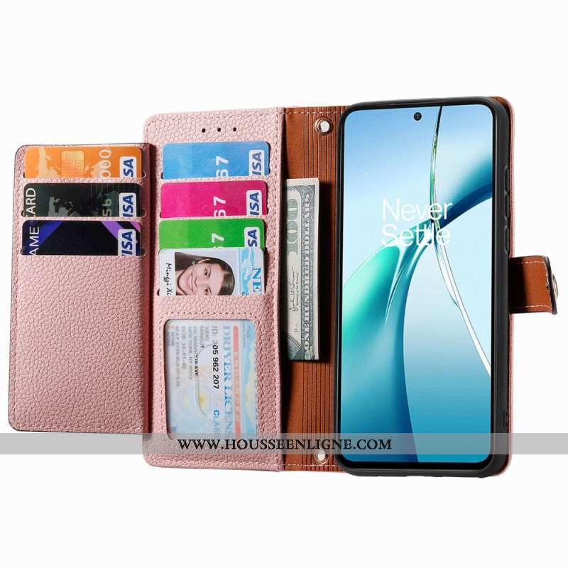 Housse Xiaomi Redmi Note 14 5G RFID avec Portefeuille et Poche Zippée RFID