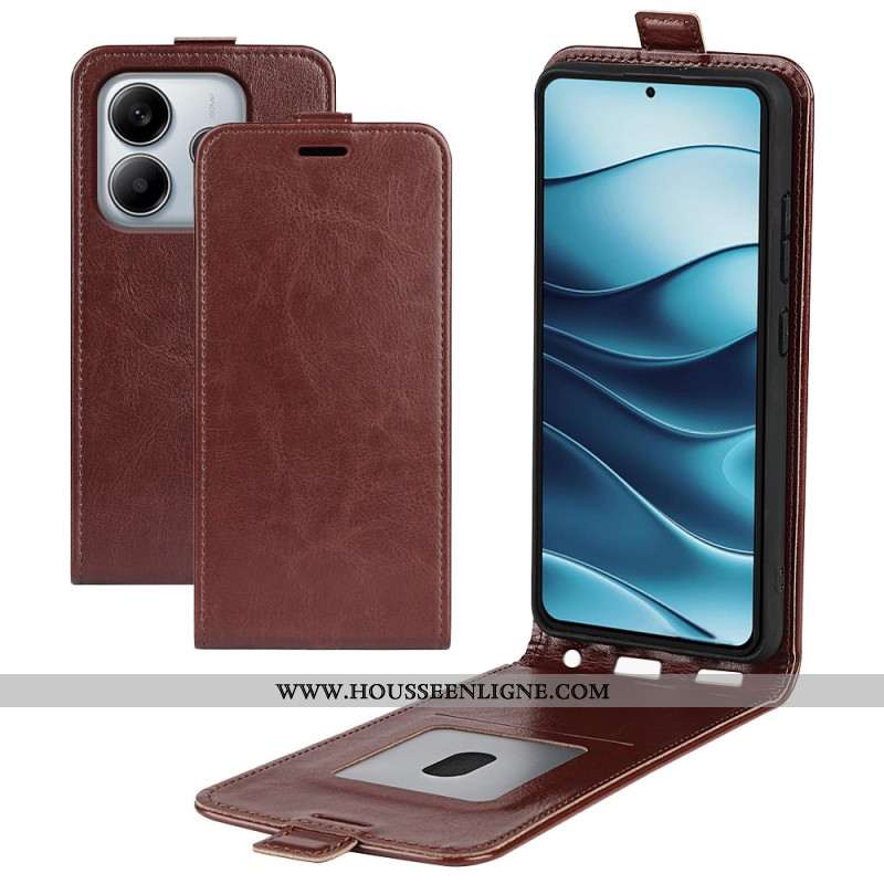 Housse Xiaomi Redmi Note 14 5G Rabat Vertical et Emplacement Carte