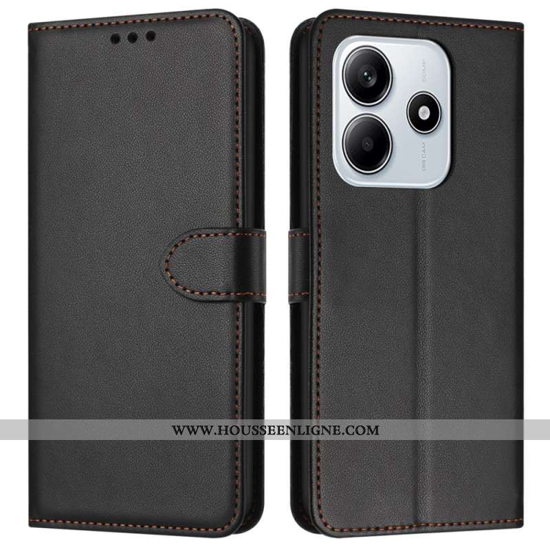 Housse Xiaomi Redmi Note 14 5G Simili Cuir Classique à Lanière