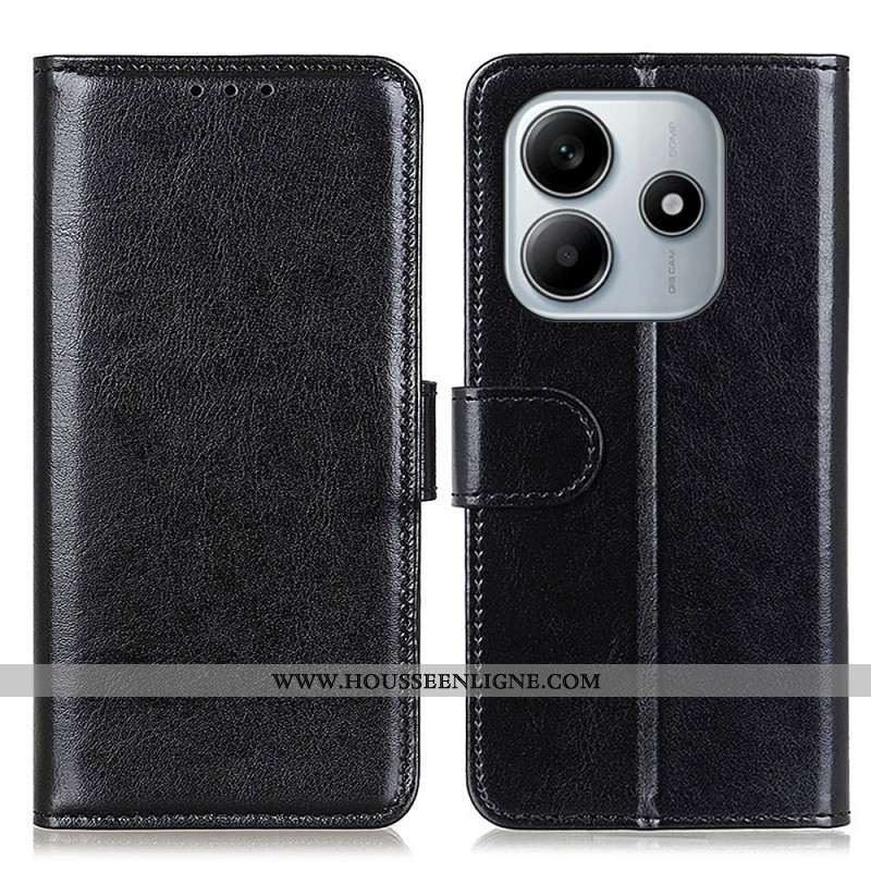 Housse Xiaomi Redmi Note 14 5G Simili Cuir Verni