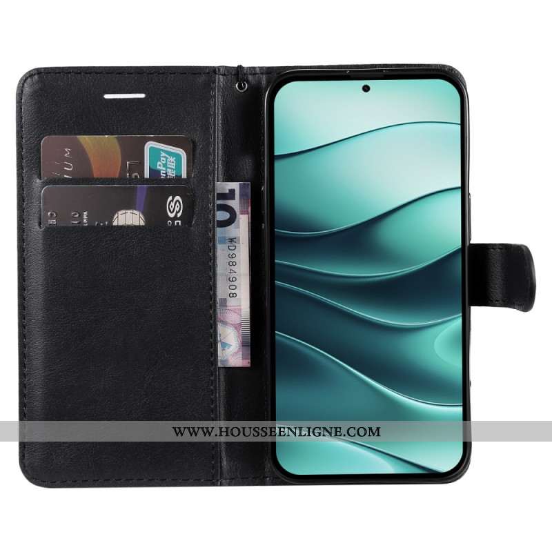 Housse Xiaomi Redmi Note 14 5G Simili Cuir à Lanière