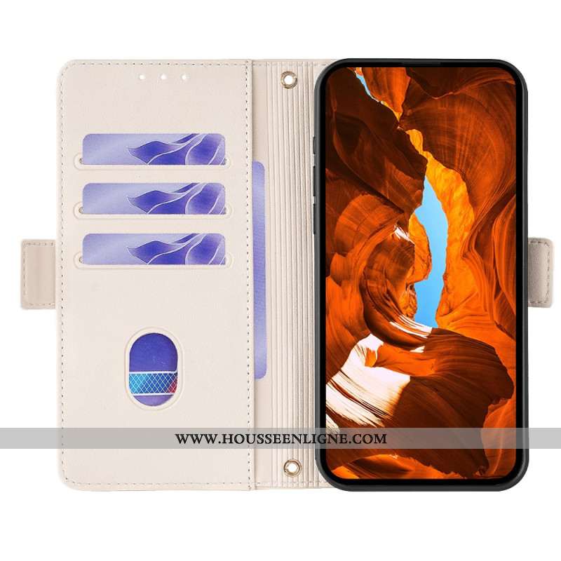 Housse Xiaomi Redmi Note 14 5G Technologie de Blocage RFID Fermoir Doré