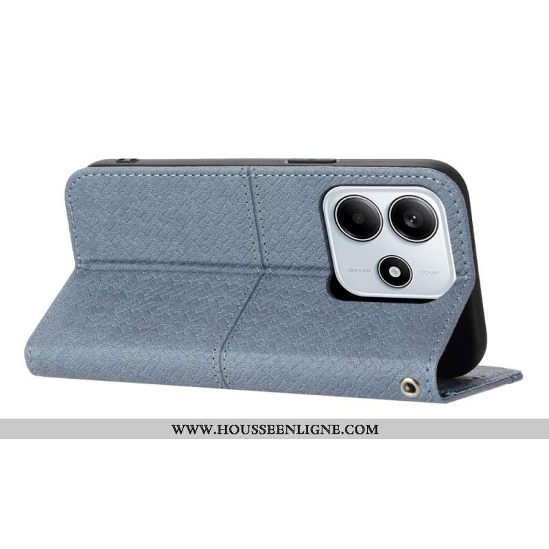 Housse Xiaomi Redmi Note 14 5G Texture Tissée à Lanière