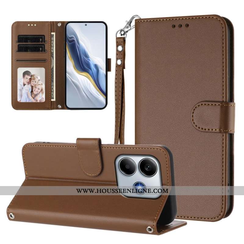 Housse Xiaomi Redmi Note 14 5G Unie avec Lanière