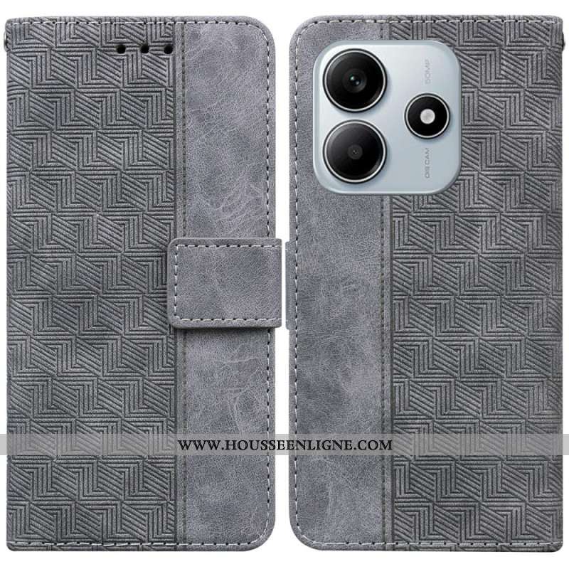 Housse Xiaomi Redmi Note 14 Motif Tissé à Lanière