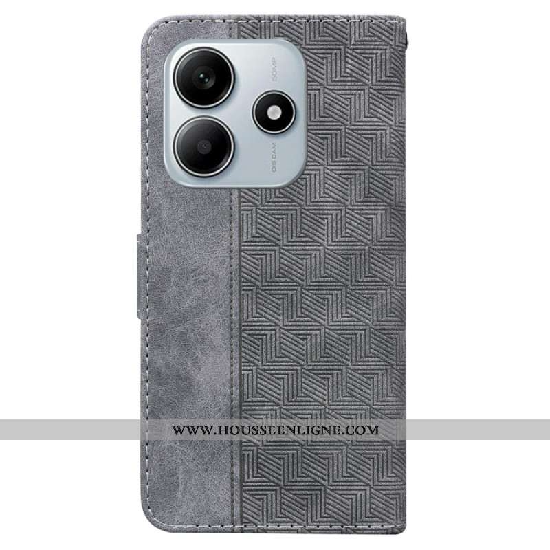 Housse Xiaomi Redmi Note 14 Motif Tissé à Lanière