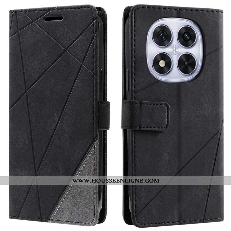 Housse Xiaomi Redmi Note 14 Pro 4G Bicolore avec Lignes