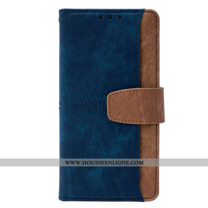 Housse Xiaomi Redmi Note 14 Pro 4G Blocage RFID Effet Daim Bicolore