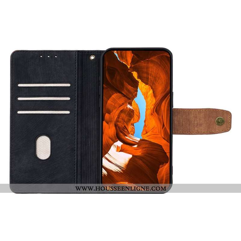 Housse Xiaomi Redmi Note 14 Pro 4G Blocage RFID Effet Daim Bicolore
