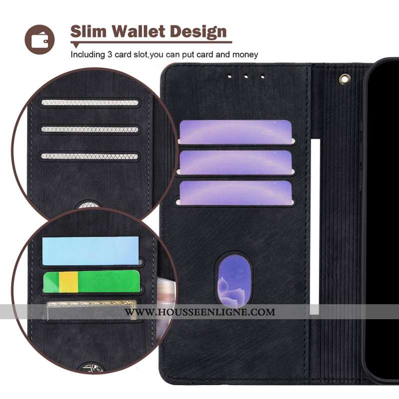 Housse Xiaomi Redmi Note 14 Pro 4G Blocage RFID Effet Daim Bicolore