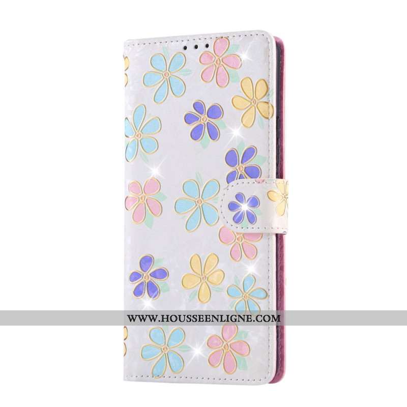 Housse Xiaomi Redmi Note 14 Pro 4G Blocage RFID Fleurettes