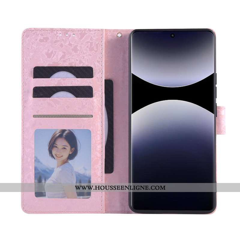 Housse Xiaomi Redmi Note 14 Pro 4G Blocage RFID Fleurettes