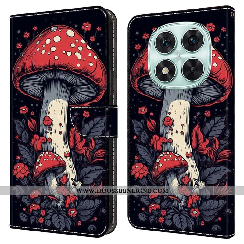 Housse Xiaomi Redmi Note 14 Pro 4G -Champignon Rouge