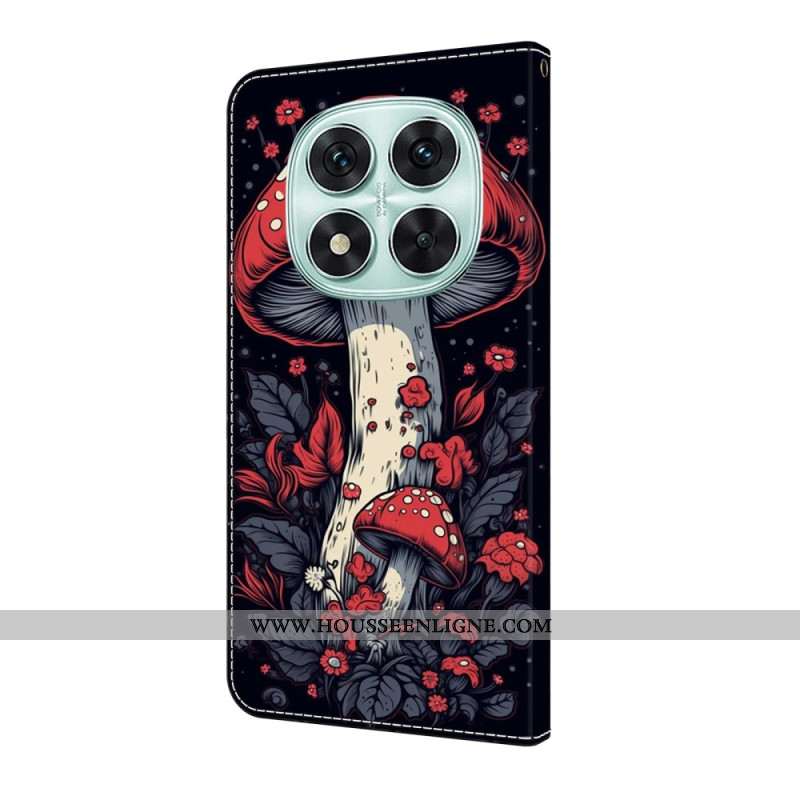 Housse Xiaomi Redmi Note 14 Pro 4G -Champignon Rouge